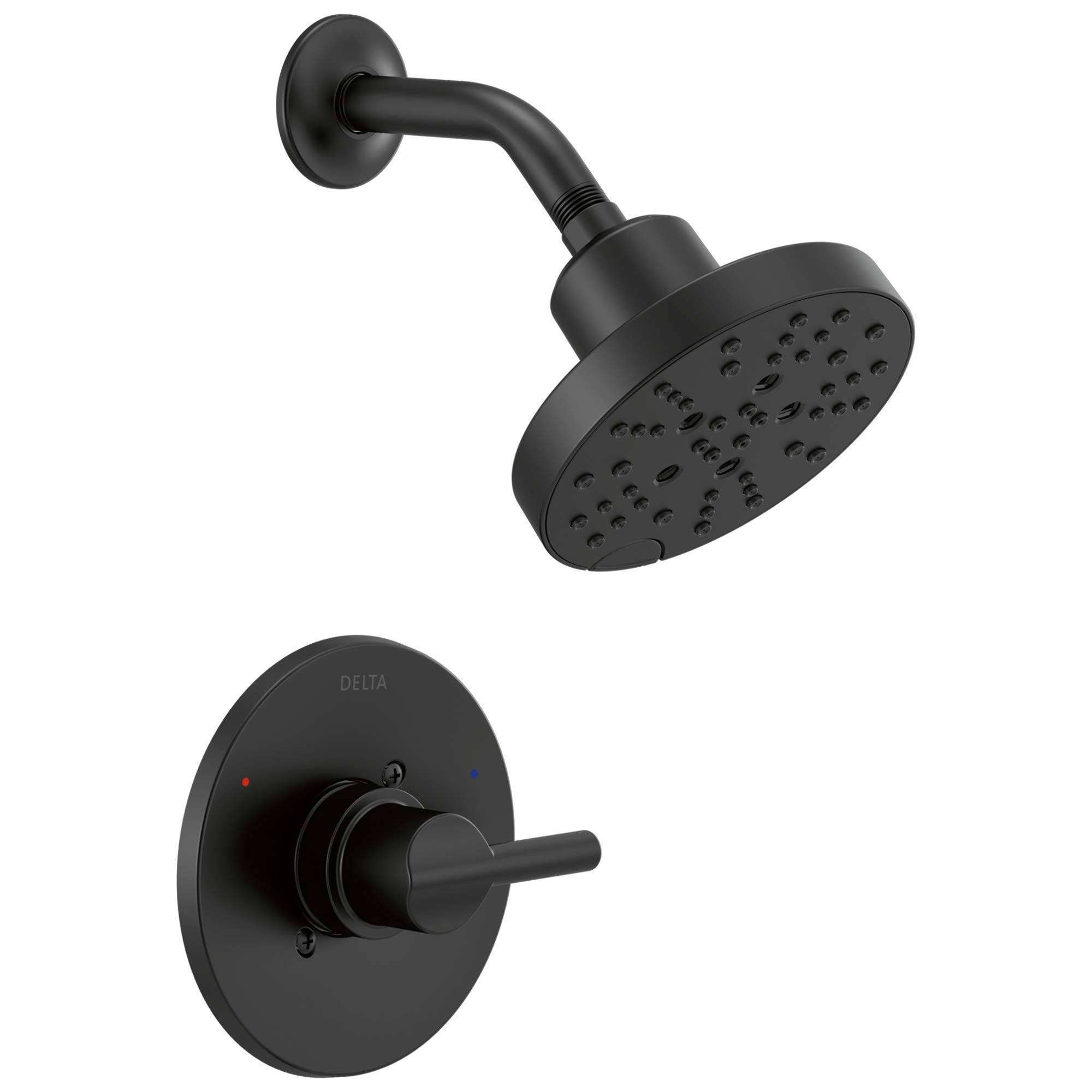 Delta Nicoli Monitor 14 Series H2Okinetic Shower 142749 Matte Black