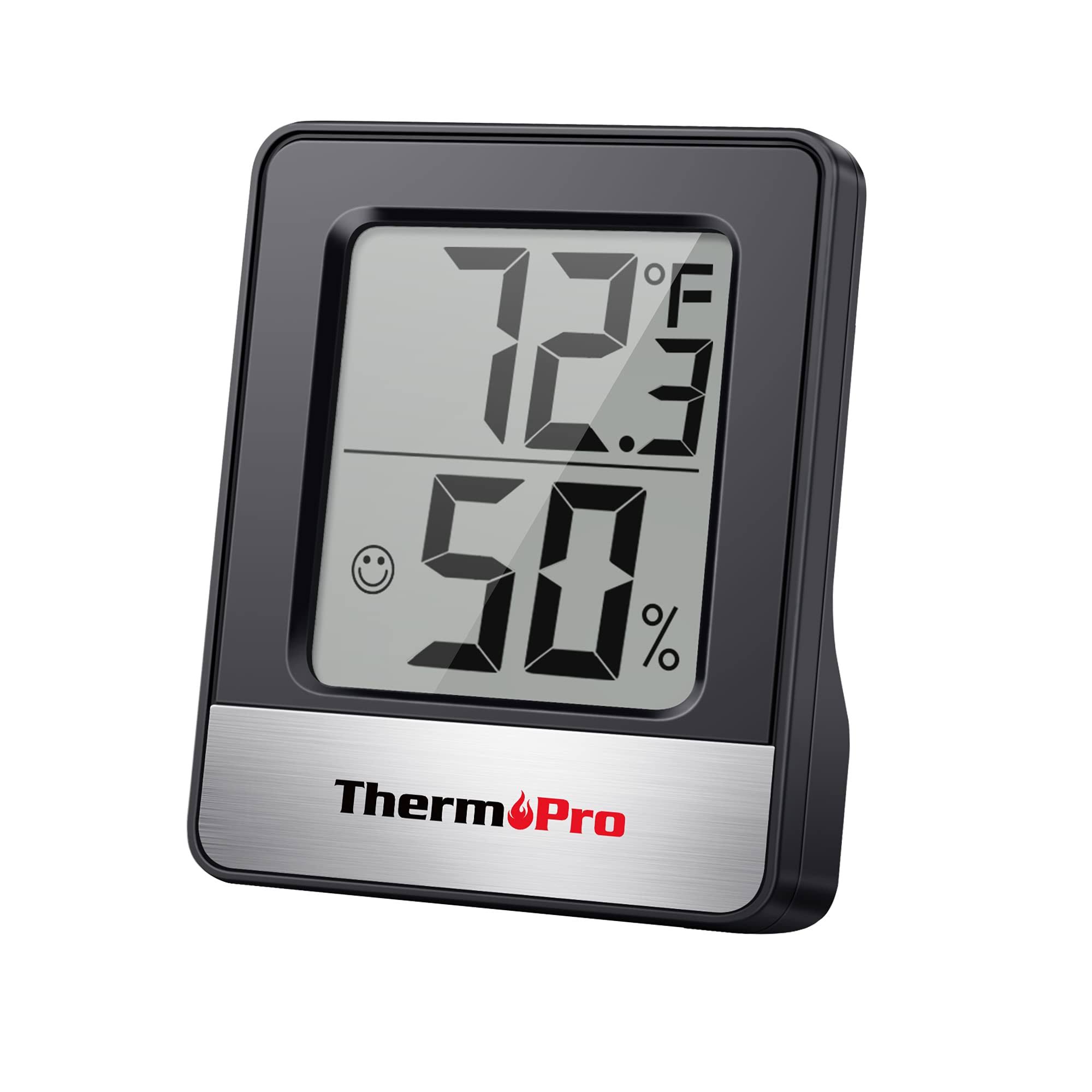 ThermoPro TP49 Digital Hygrometer Indoor Thermometer Humidity Meter Room Thermometer with Temperature and Humidity Monitor Mini Hygrometer