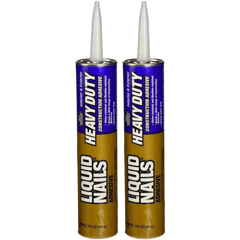 Liquid Nails LN-903 2 Pack Heavy Duty Construction Adhesive, Tan