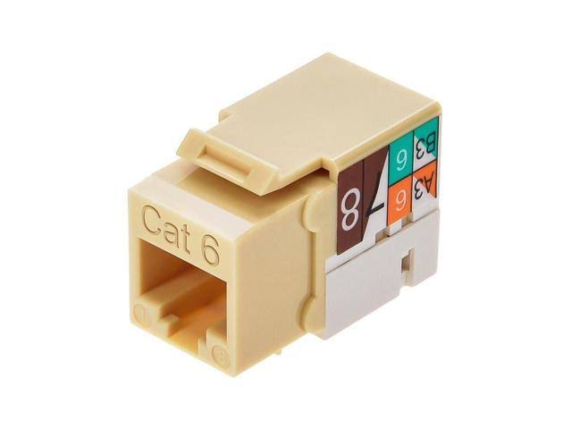 Monoprice 5381 Cat6 Punch Down Keystone Jack- Beige