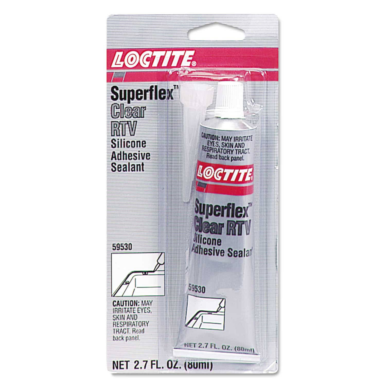 Loctite- Superflex Clear RTV Silicone Adhesive Sealant- 80 ml