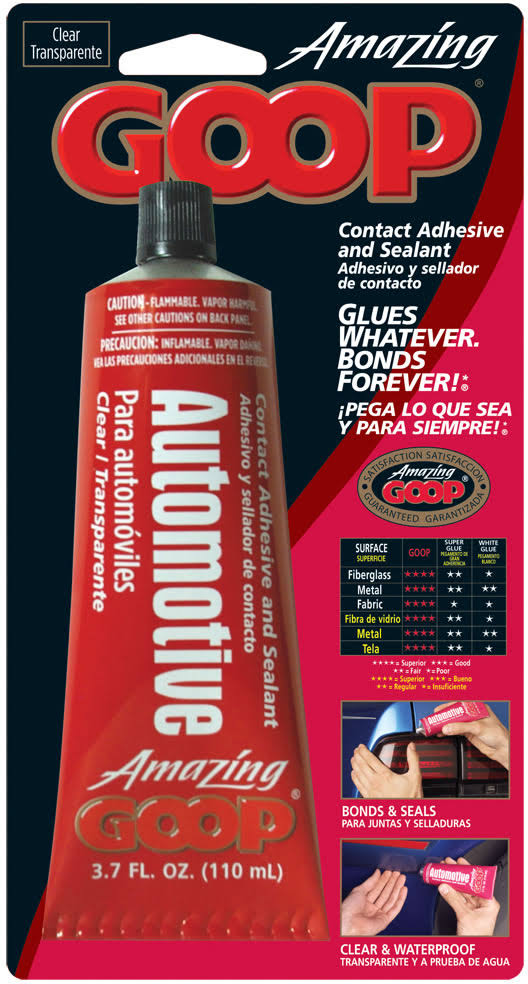 Amazing Goop Automotive Contact Adhesive and Sealant- 3.7 oz tube