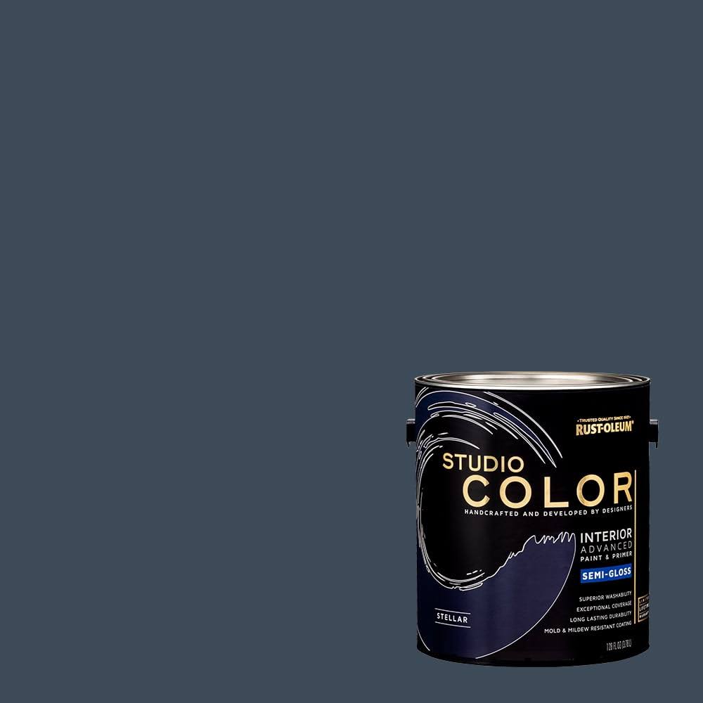 Stellar, Rust-Oleum Studio Color Interior + Primer Semi-Gloss Finish, Gallon