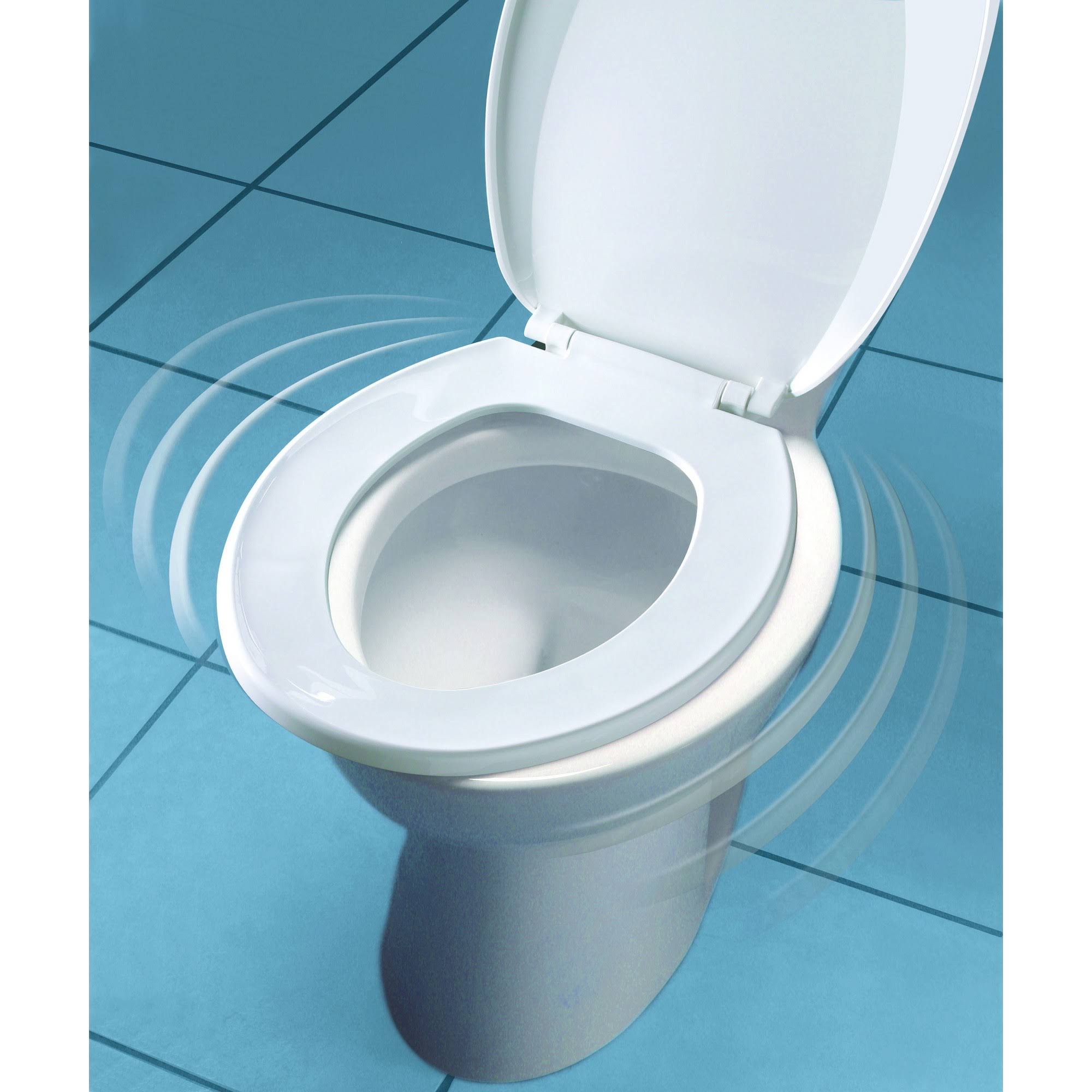 Mayfair Wood Toilet Seat Round Blue