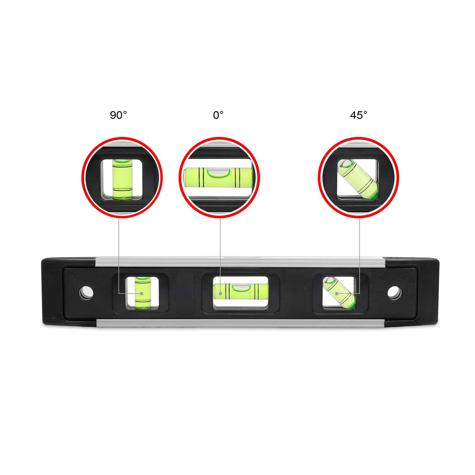 Onn. 6 Pack TV Wall Mount Installation Toolkit with Stud Finder, Black