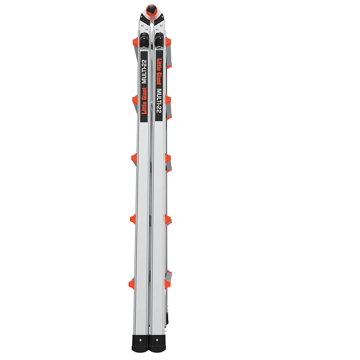 Little Giant Ladders Multi M22 Aluminum 22-ft Reach Type 1a- 300-lb Capacity Telescoping Multi-Position Ladder 16522-002