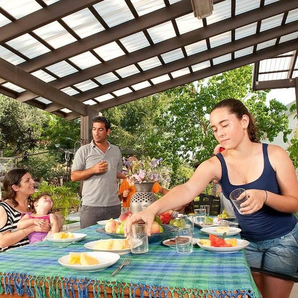 Suntuf 26 in. x 6 ft. Clear Polycarbonate Roof Panel