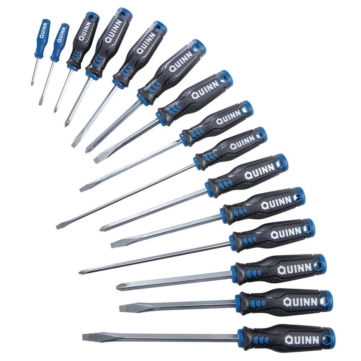 Quinn Premium Screwdriver Set, 15 Piece 64549