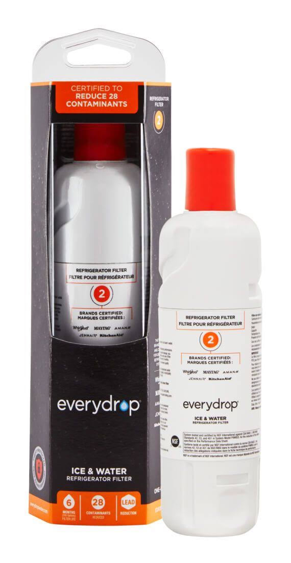 EveryDrop EDR2RXD1 Ice and Water Filter 2 P9RFWB2L (Pack of 2)