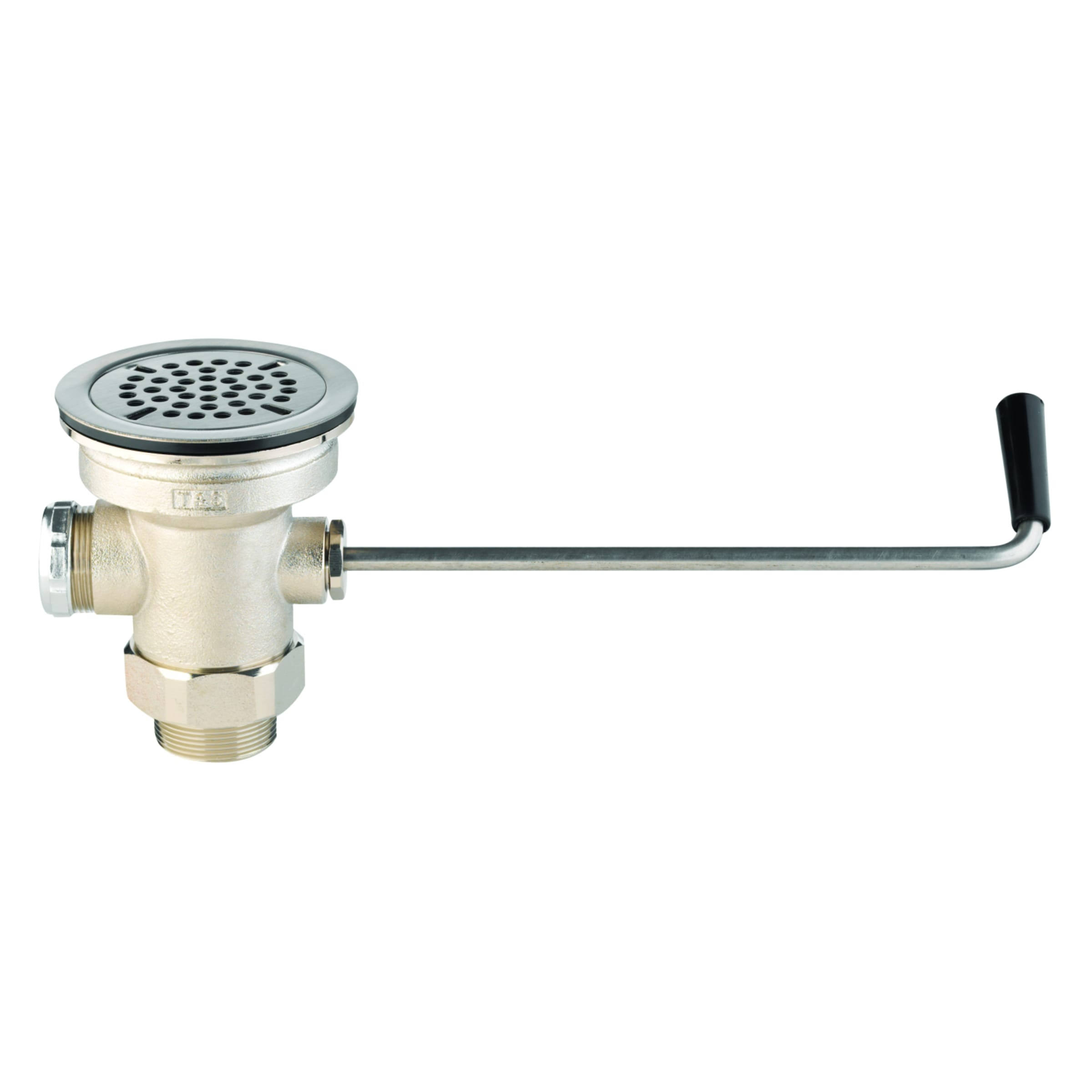 T&S Brass B-3952 Twist Handle Waste Drain Valve