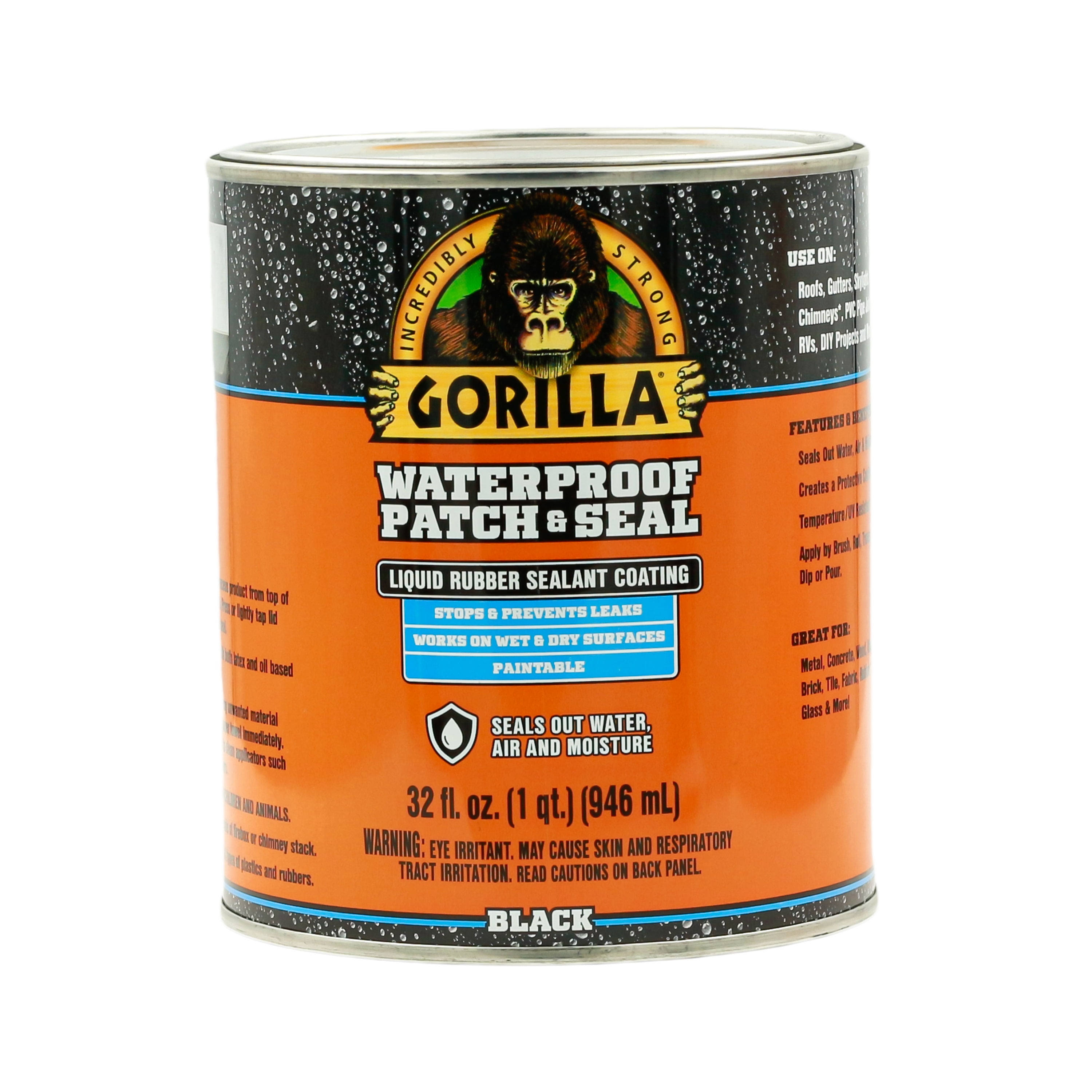 Gorilla 32 oz. Black Waterproof Patch & Seal Liquid