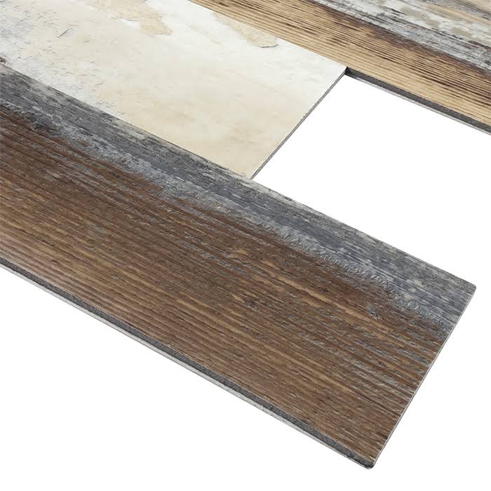 Surfaces Southeast Inc French Woods Beige and Brown 12-in x 15-in Matte PVC Random Wood Look Peel and Stick Wall Tile (0.968-sq. ft/ Piece)