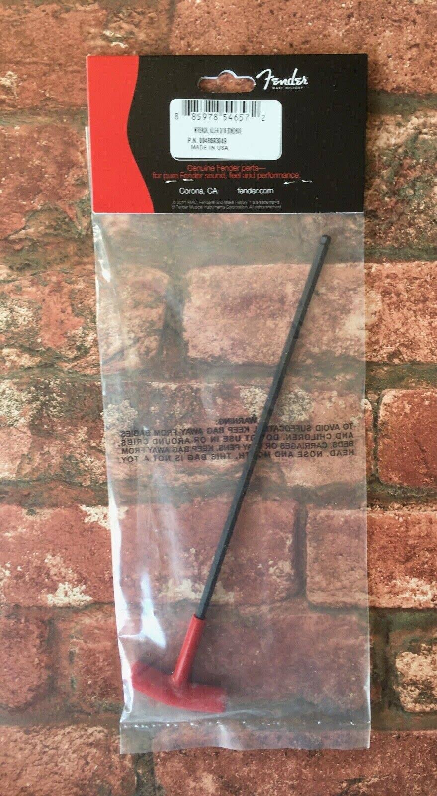 Fender T-Style Truss Rod Adjustment Wrench 3/16in Red