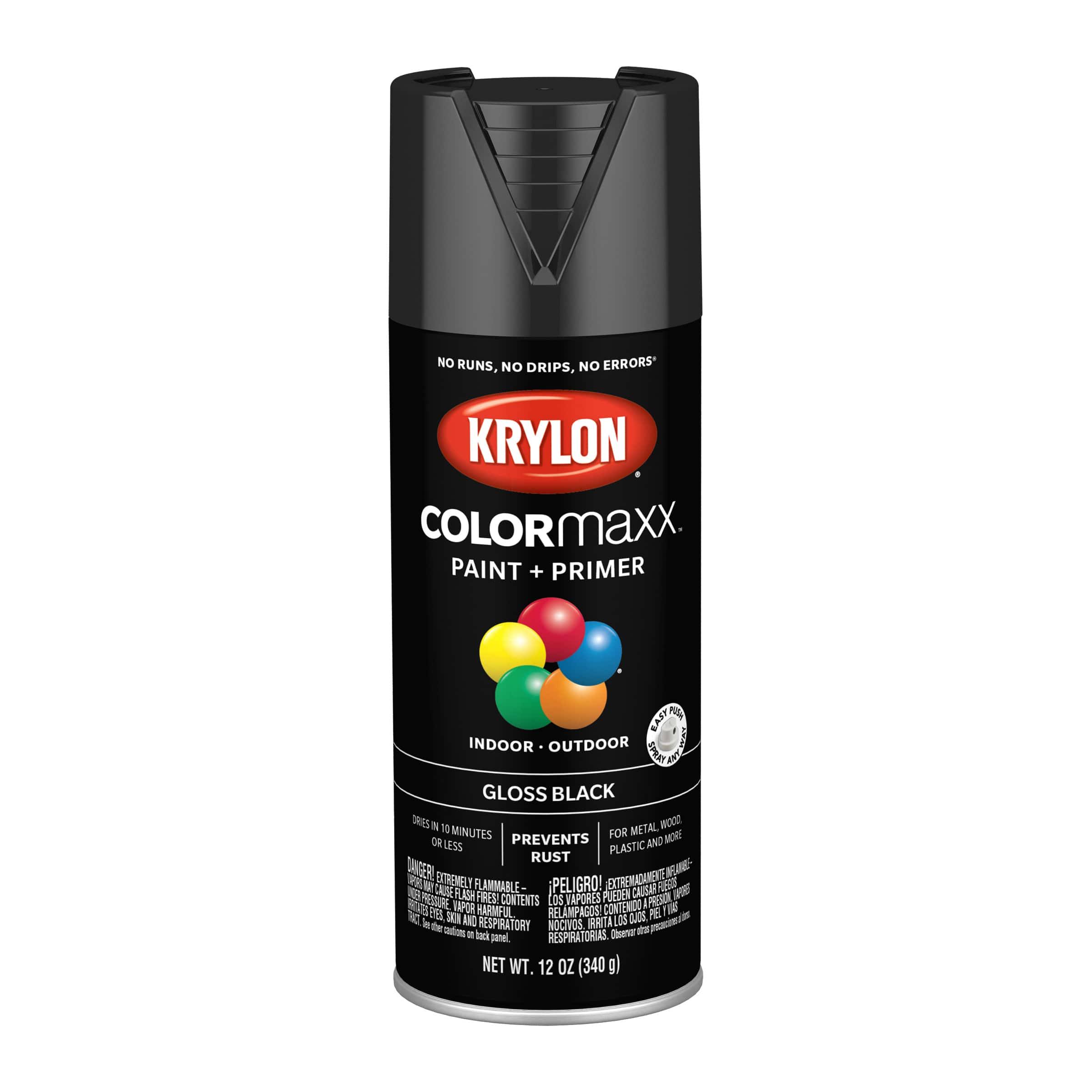 Krylon K05503007 COLORmaxx Spray Paint Gloss Banner Red 12 Ounce