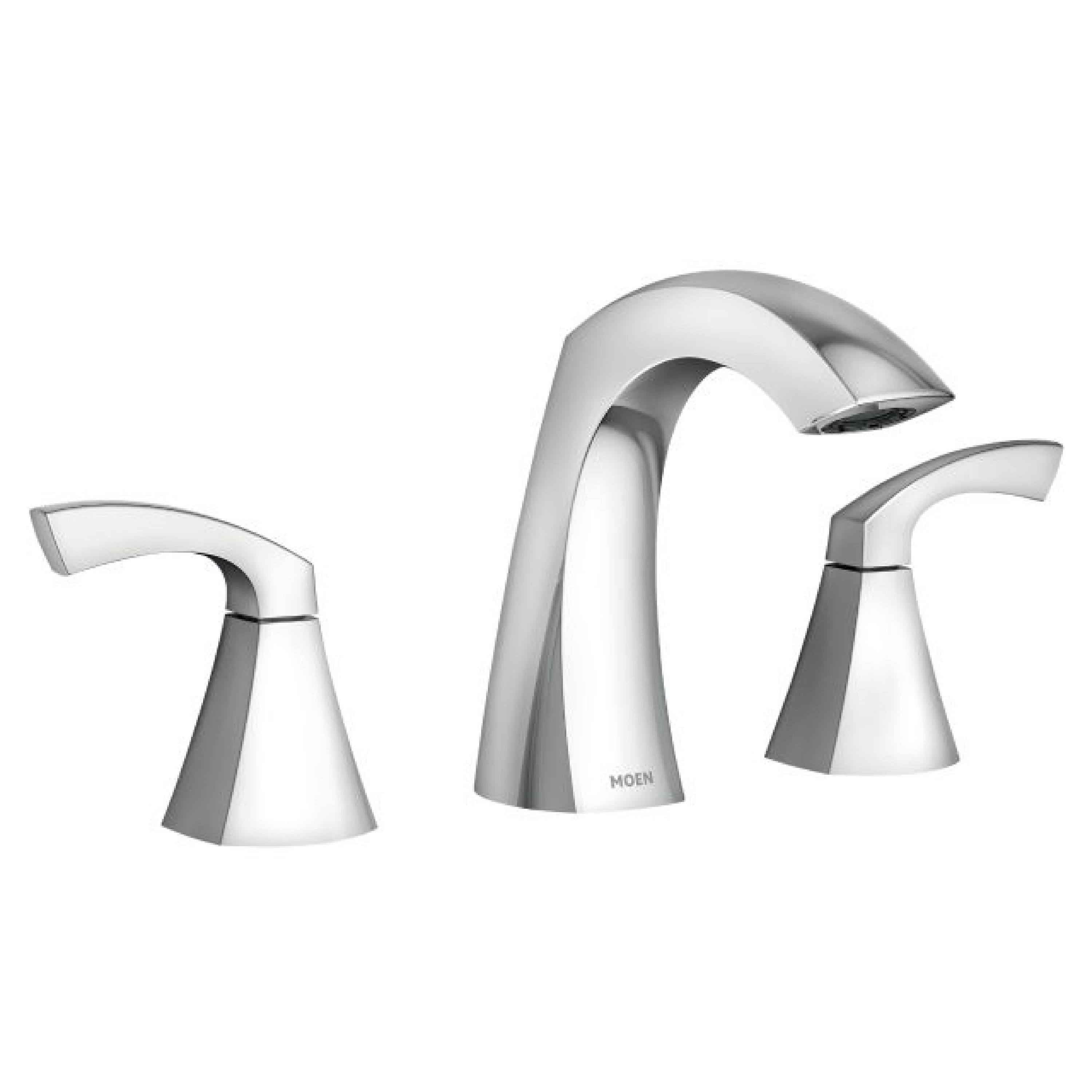 Moen Lindor Chrome 2-Handle Widespread Bathroom Faucet
