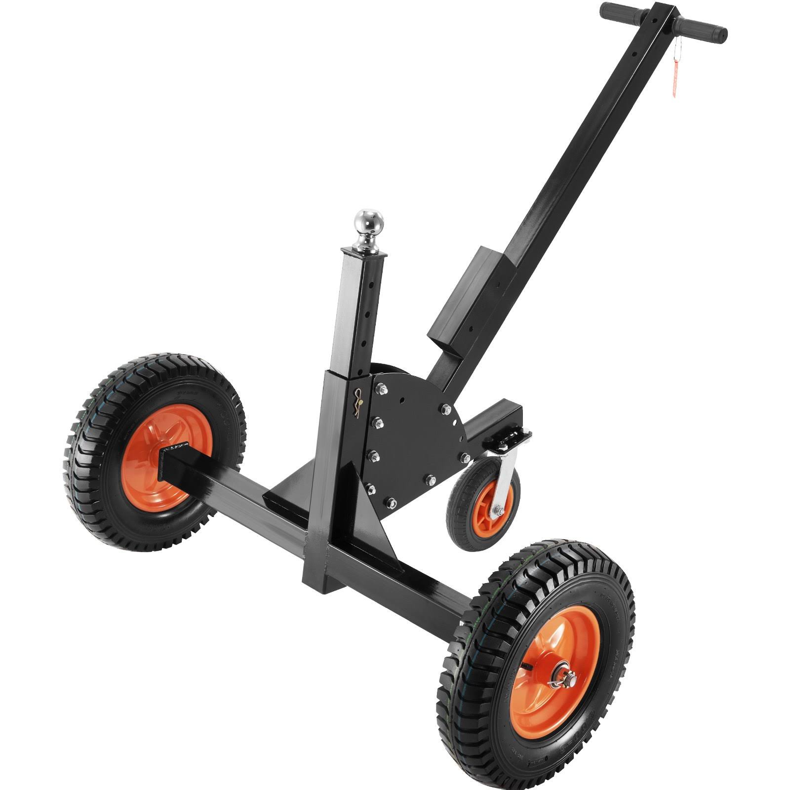 VEVOR Adjustable Trailer Dolly 1500 lbs. Trailer Mover with 23.6- 35.4 in. Height and 2 in. Ball for Moving Car, RV, Trailer