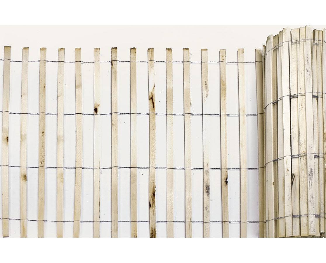 Mutual Industries Natural Wood Snow/Sand Fence, 4 ft. x 50 ft.