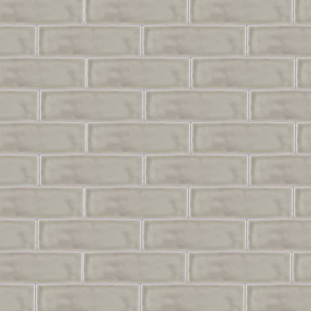 Boutique Ceramic Boutique Crafted Greige 2-1/2-in x 8-in Glazed Ceramic Subway Wall Tile (0.13-sq. ft/ Piece) | LWBOUT2508GRGE