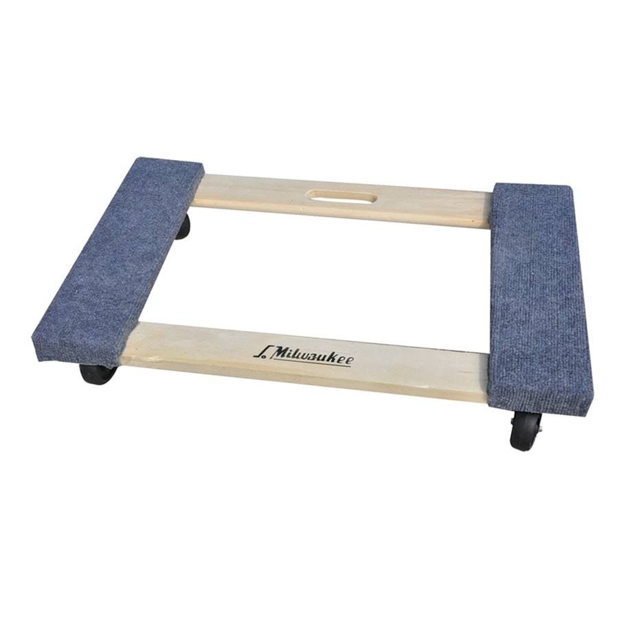 Milwaukee 73700 4 Wheel Wood Dolly- 1000 lb- Each