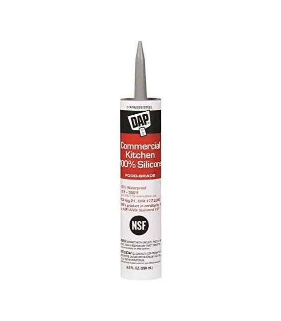 Dap Commercial 9.8 oz. White Kitchen Silicone Sealant Cartridge