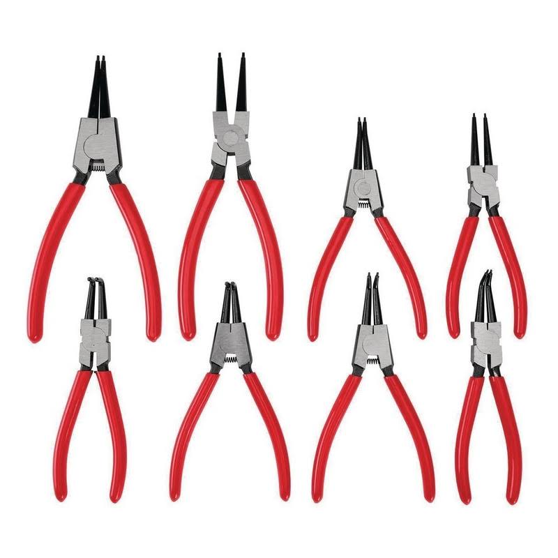 Icon 64597 8-Piece Precision Snap Ring Pliers Set