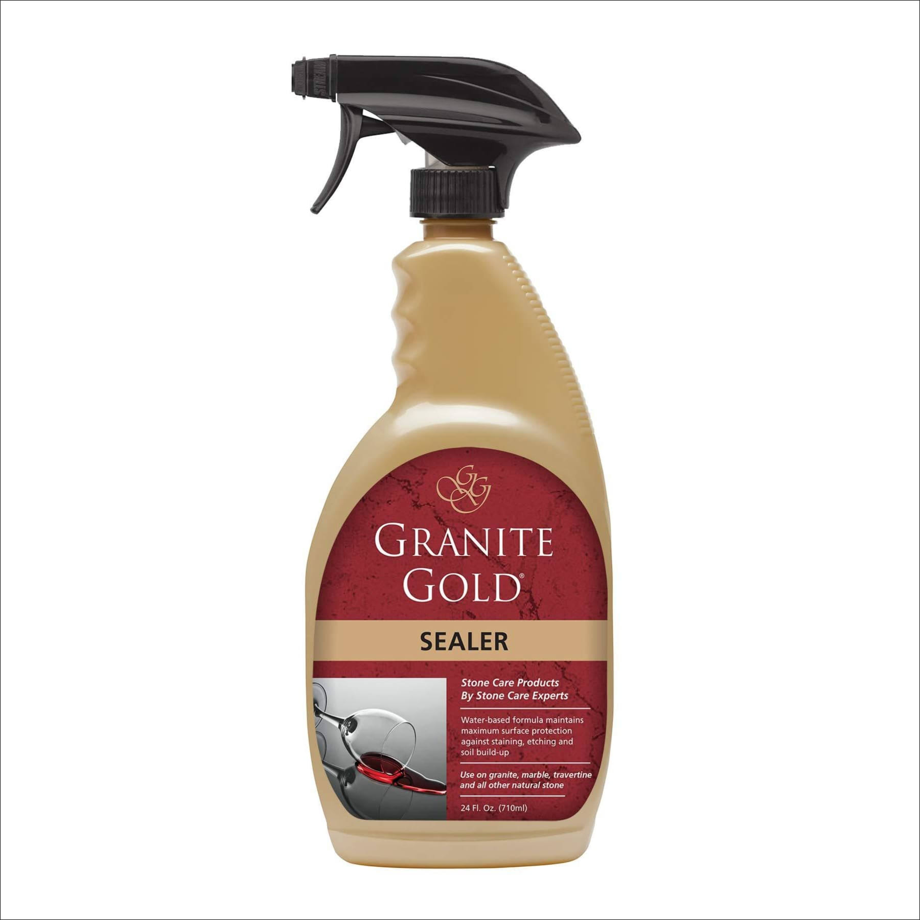 Granite Gold Sealer Spray- Water-Based Stone Sealing to Preserve and Protect-