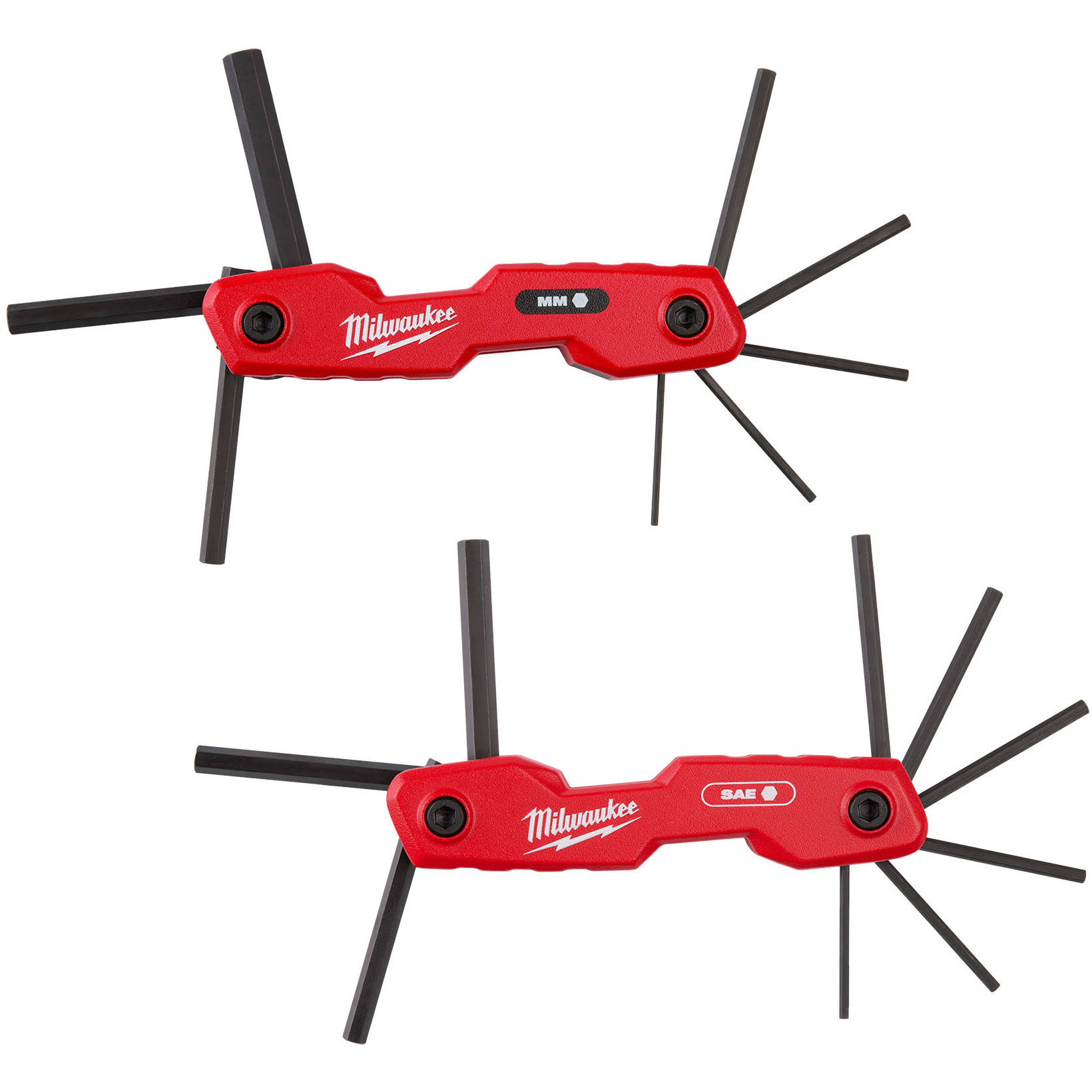 Milwaukee 48-22-2183 17-Key Folding Hex Key Sets- SAE/Metric