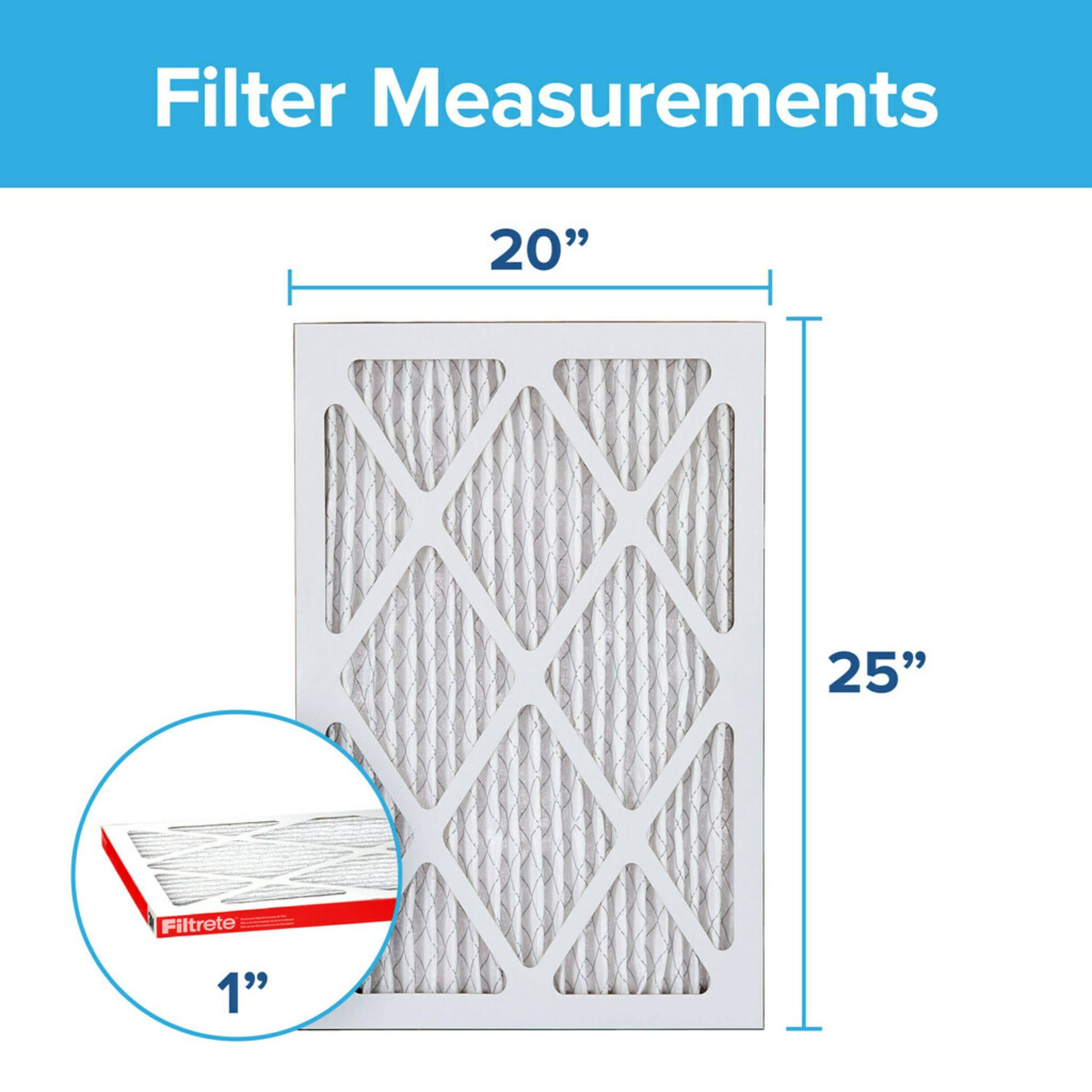 Filtrete 20-in x 25-in x 1-in 1085 MPR Allergen Defense Extra 4-Pack Electrostatic Pleated Air Filter | 1203-4