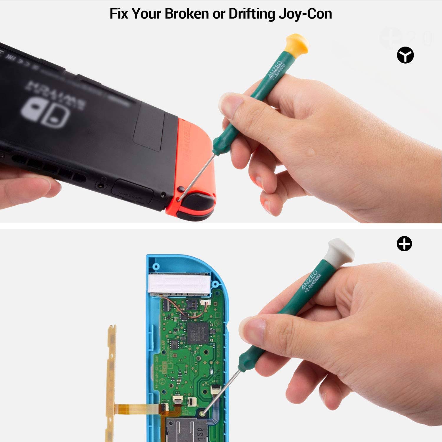Triwing Screwdriver for Nintendo Switch, Professional Repair Tool Kit