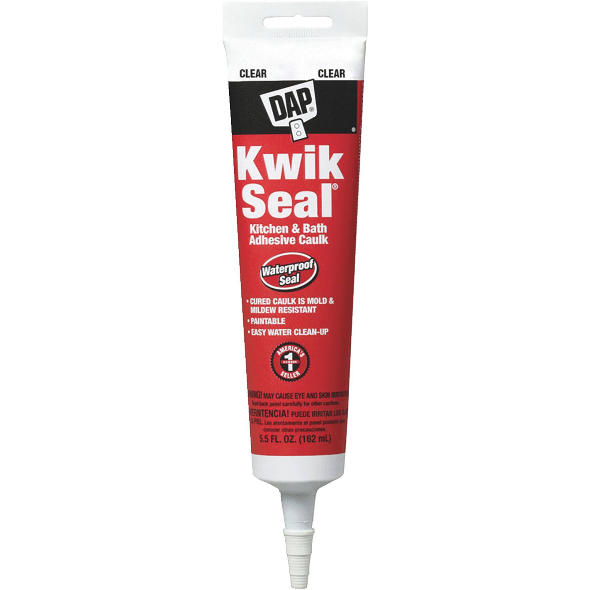 Dap Tub & Tile Caulk, Clear- 5.5 oz tube