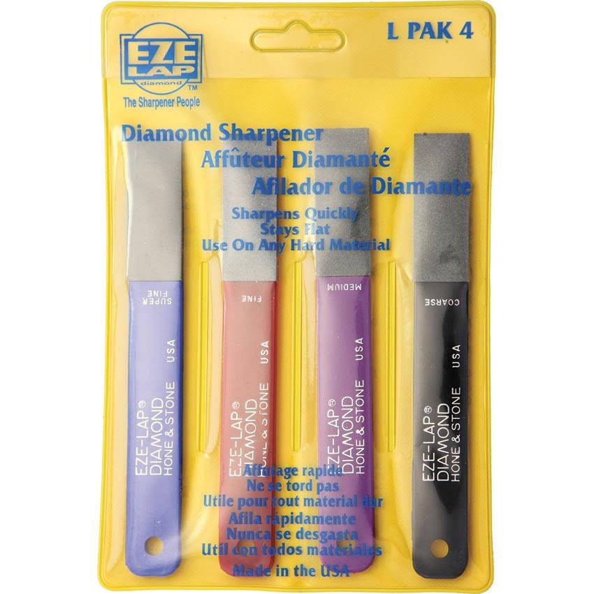 EZE-LAP PAK4 Diamond Sharpener Set