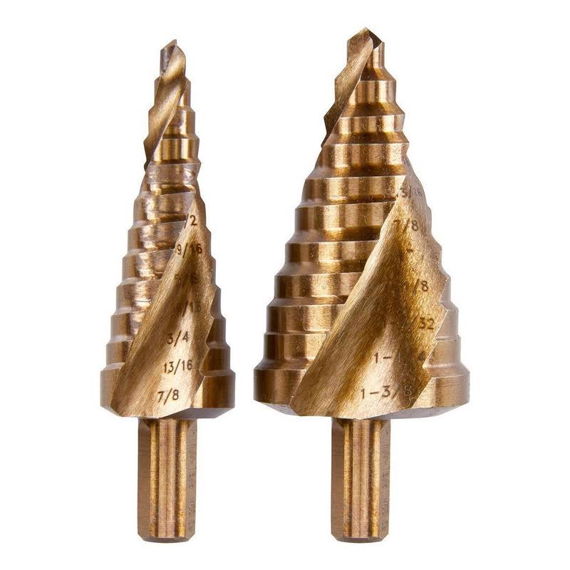 Hercules Cobalt Steel Step Drill Bit Set, 2 Piece 64649