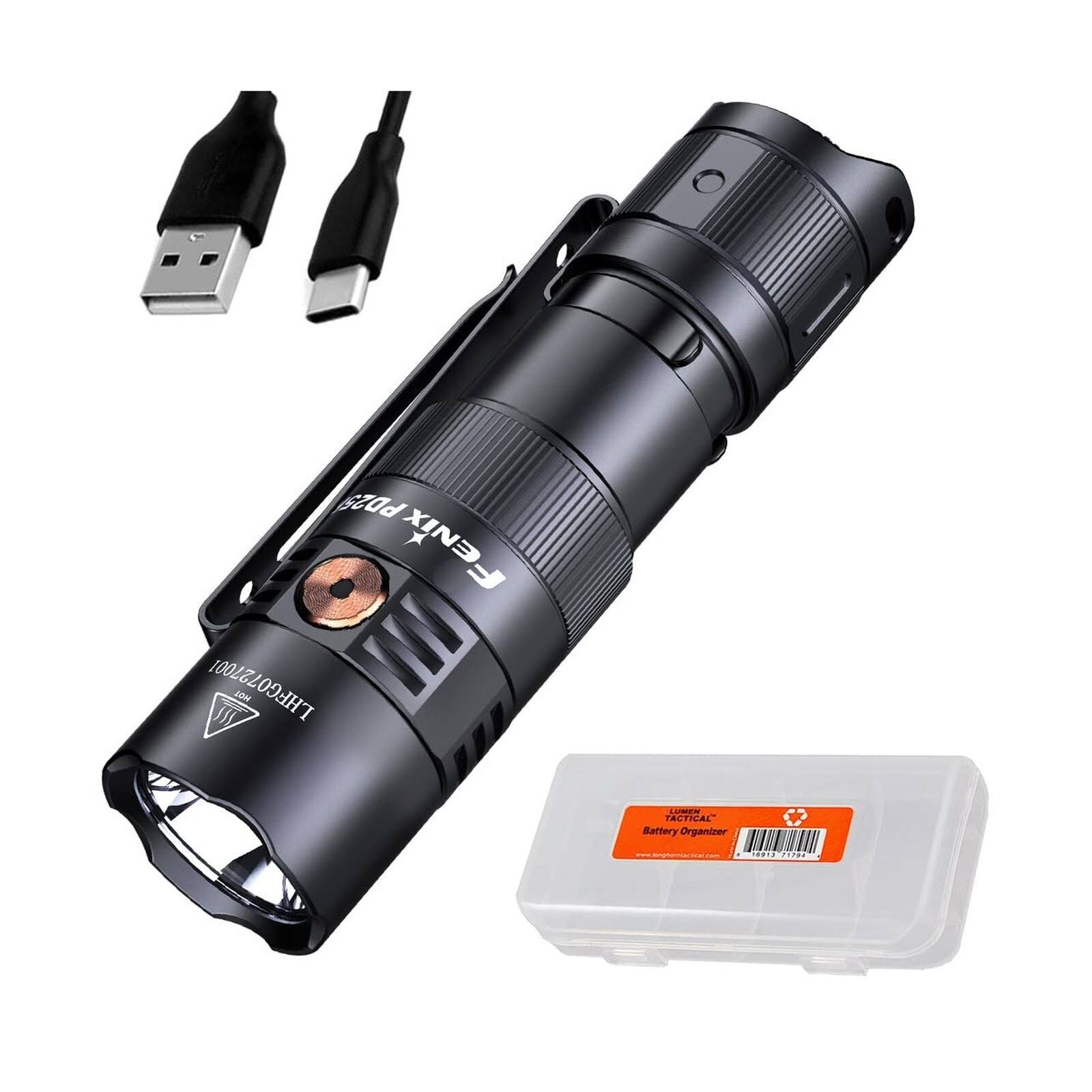 Fenix PD25R EDC Flashlight USB-C Rechargeable 800 Lumens