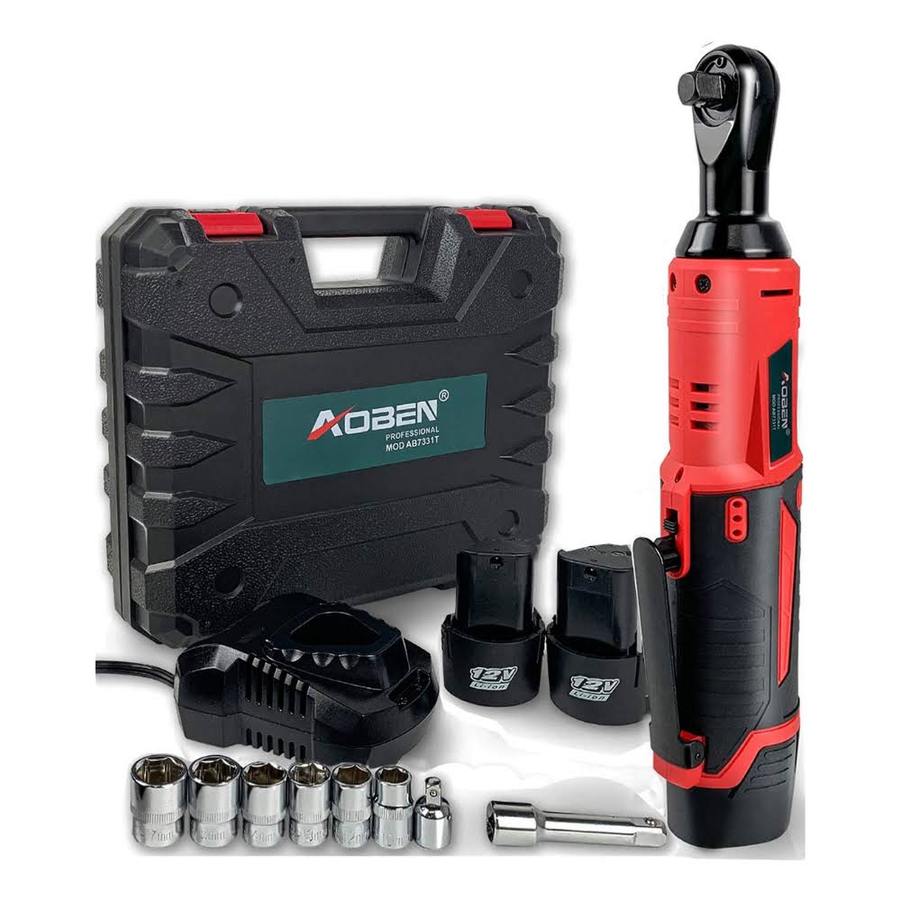 AOBEN Cordless Electric Ratchet Wrench Set, 3/8