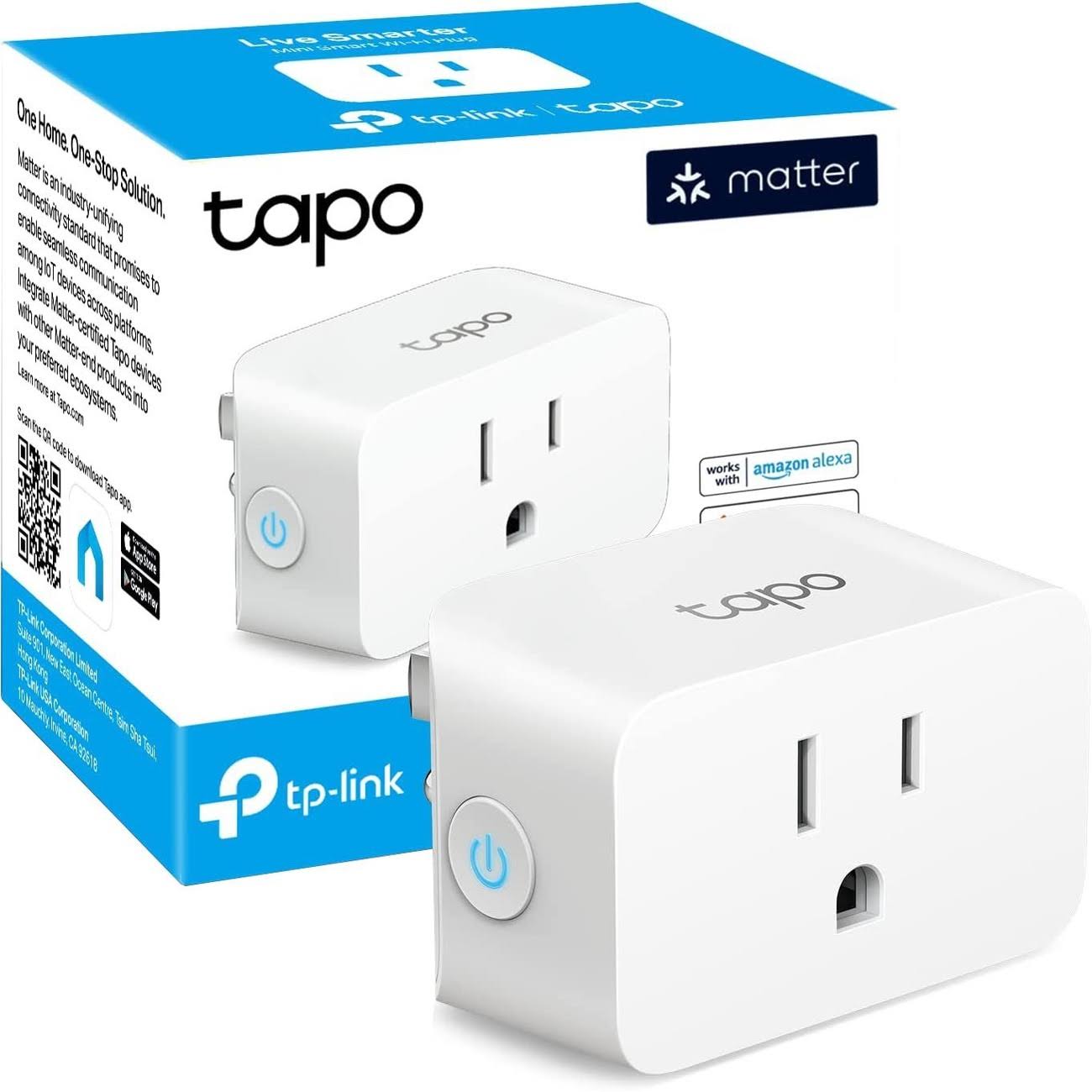 TP-Link Mini Smart Wi-Fi Plug, Matter Tapo P125M