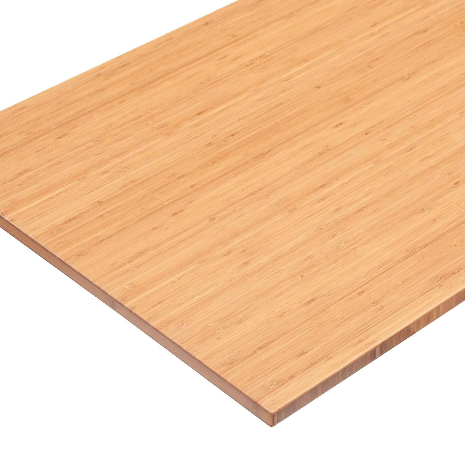 Sparrow Peak Vertical Grain 60-in x 30-in x 1-in UV Finished Natural Straight Butcher Block Bamboo Countertop in Brown | 130CTLOVERBAMUV-60