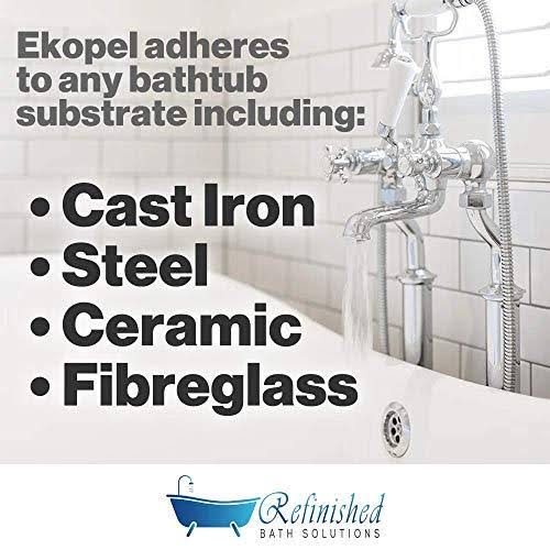 Ekopel 2K Bathtub Refinishing Kit Odorless DIY Sink and Tub reglazing