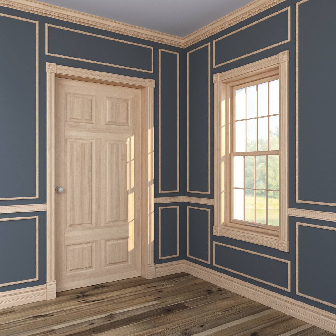 4-1/2-in x 8-ft White Hardwood Unfinished Crown Moulding