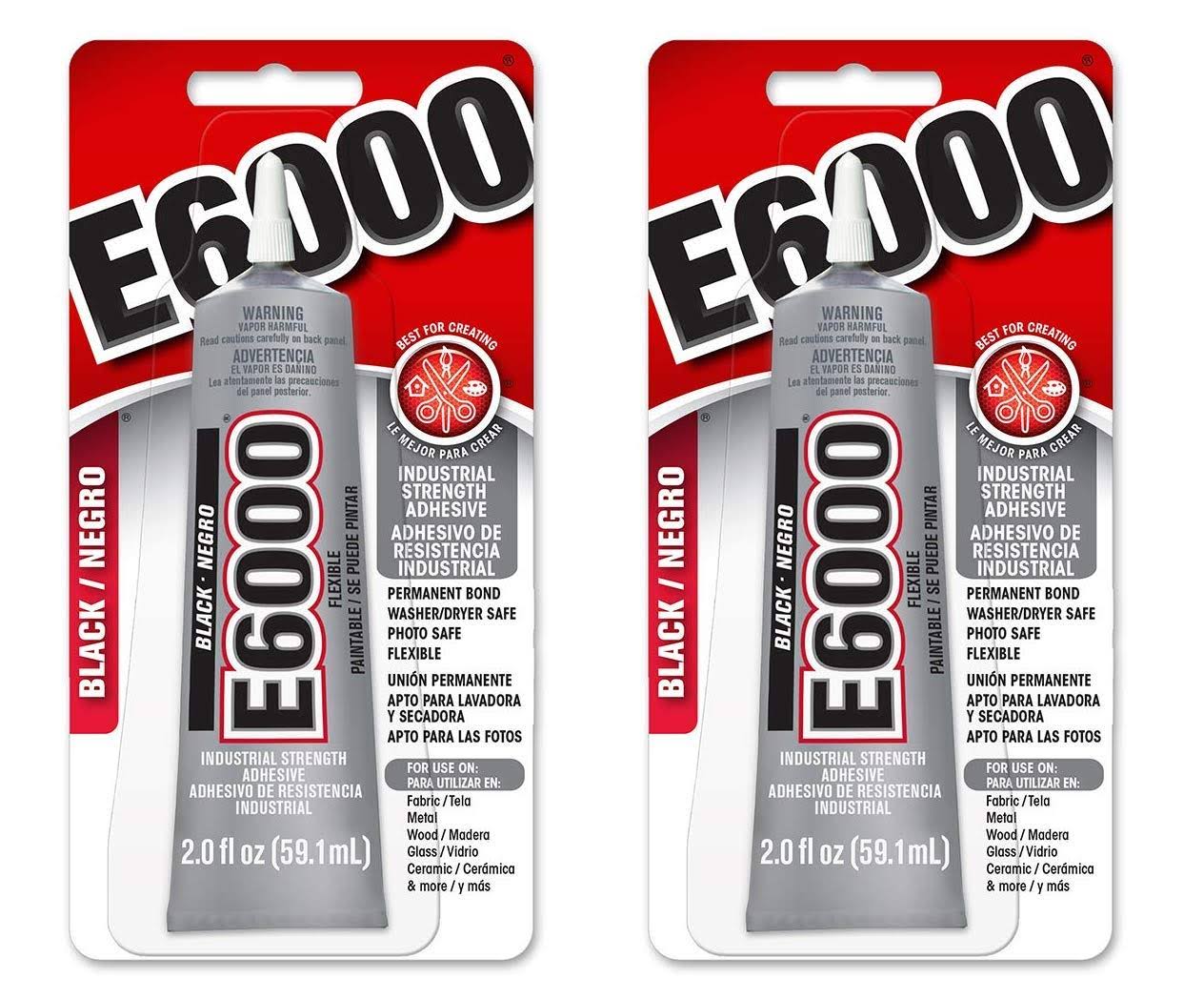 E6000 237039 Multipurpose Adhesive, Black, 2 oz (Wo Ack)