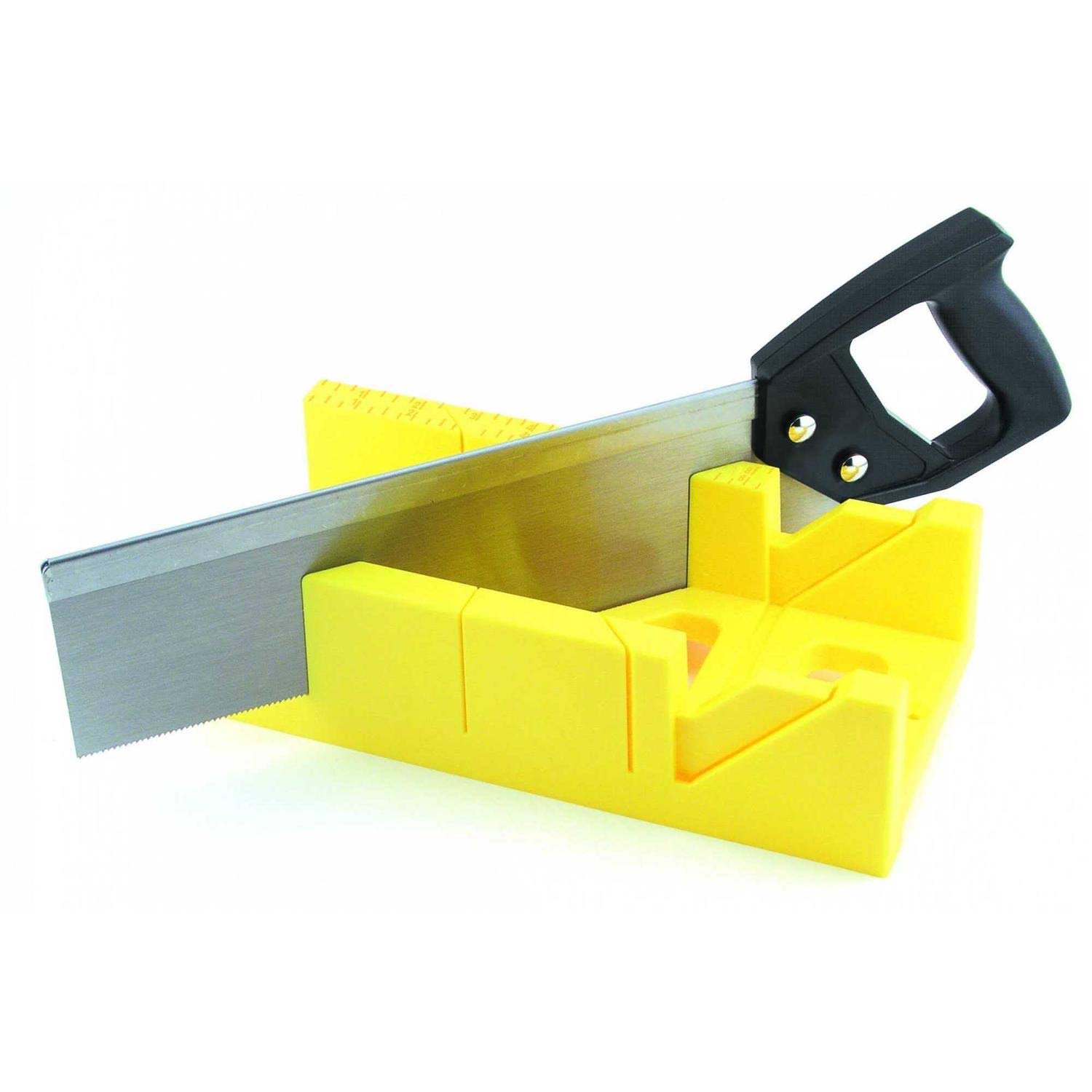 Hyper Tough 12-Inch Miter Box and 14-inch Back Saw Set