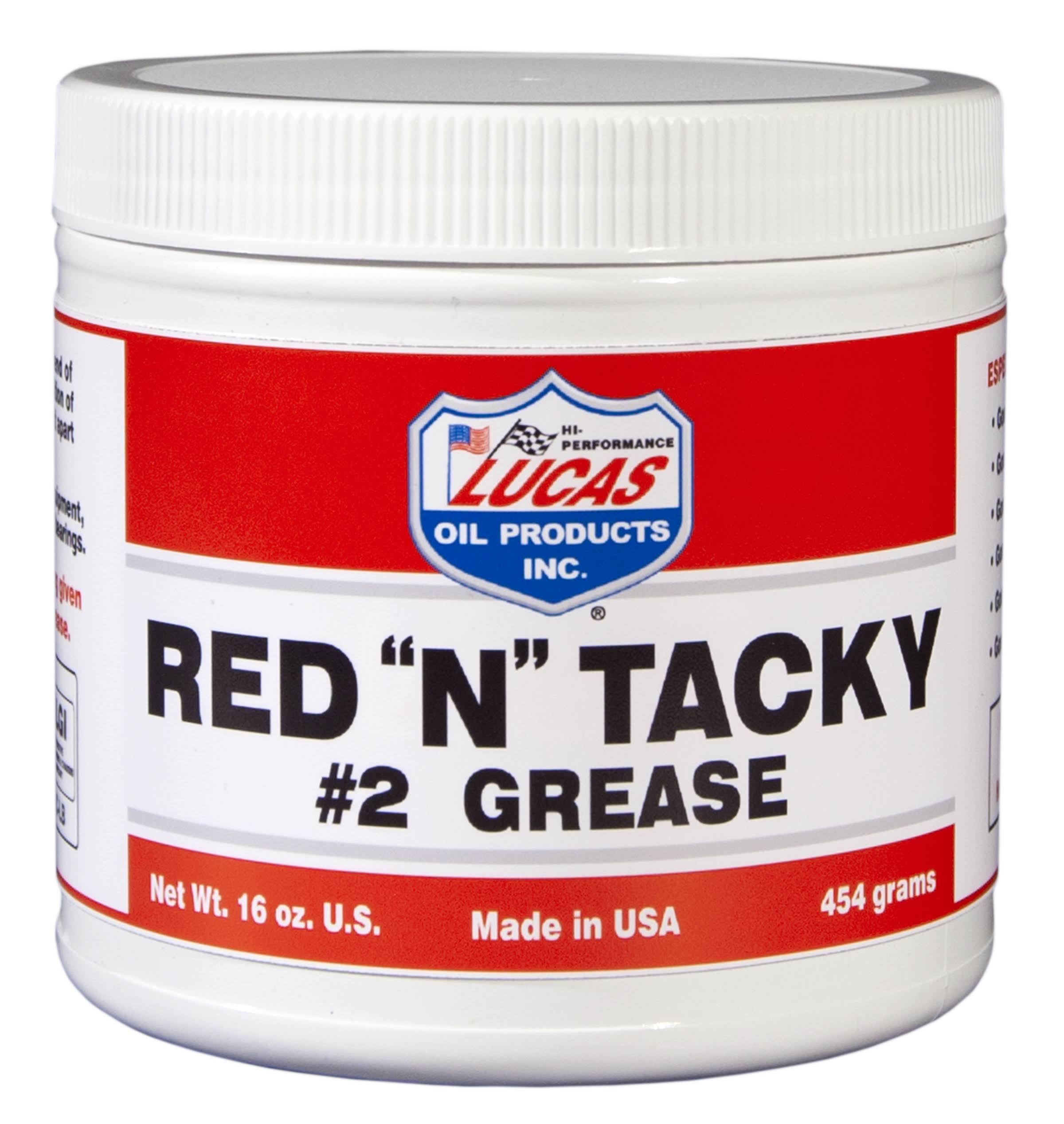 Lucas Oil 10574 Red N Tacky Grease, 16 oz