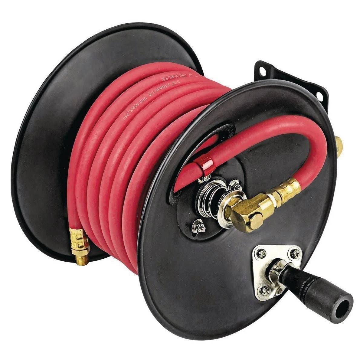 Central Pneumatic Air Hose Reel with 3/8 in. x 30 ft. Hose