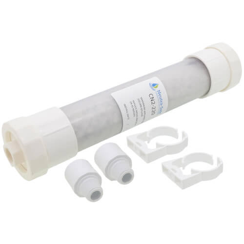 Neutra-Safe CN2-220C 2 inch Clear Condensate Neutralizer, 220 MBH