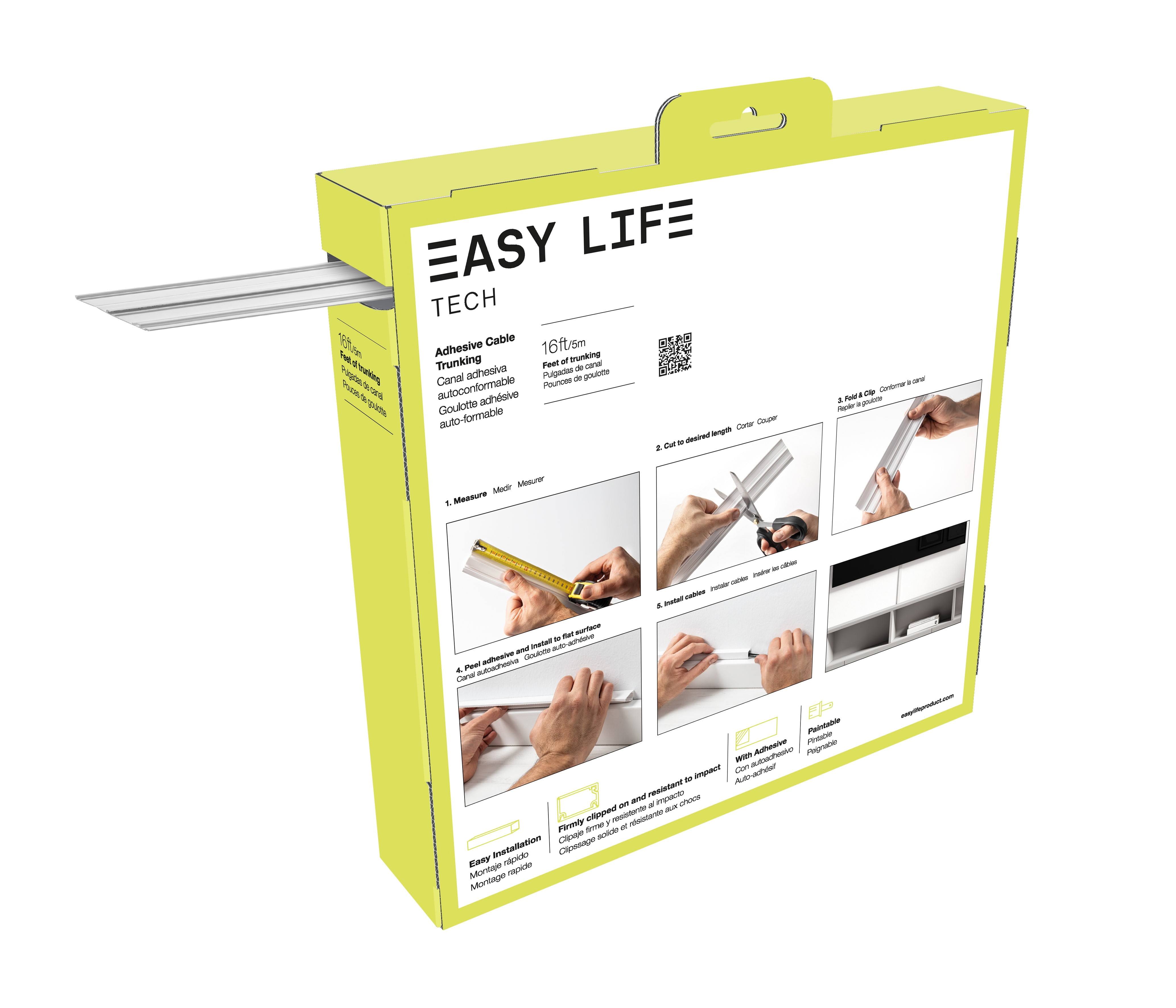 Easylife Tech 71502A-EL 16 ft Cable Raceway Roll