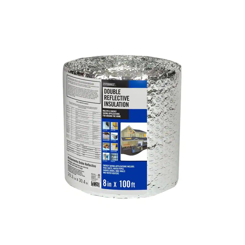 Everbilt 8 in. x 100 ft. Double Reflective Insulation