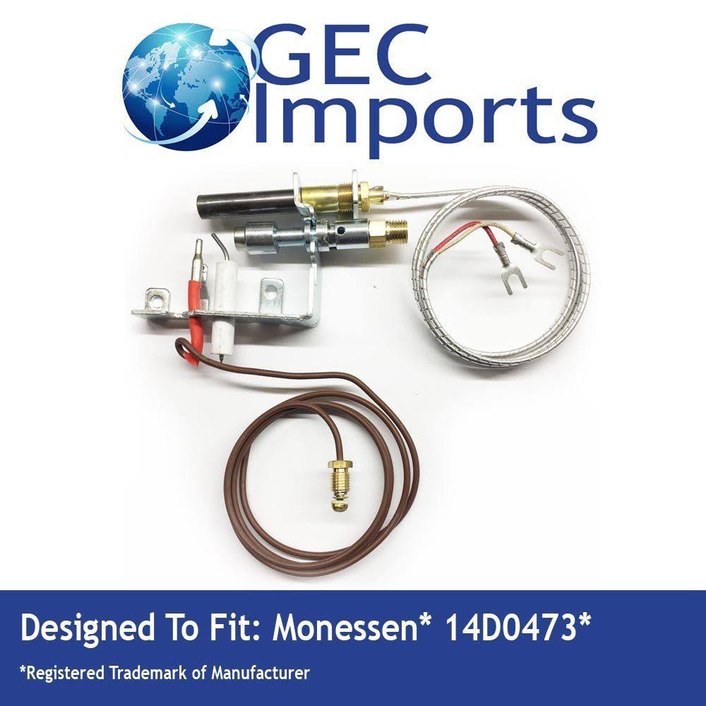 Gec Products 14D0473 NG ODS Milivolt GAS Fireplace Pilot