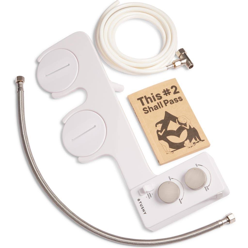 Tushy Spa 3.0 Temperature Control Bidet in White/Platinum at Nordstrom