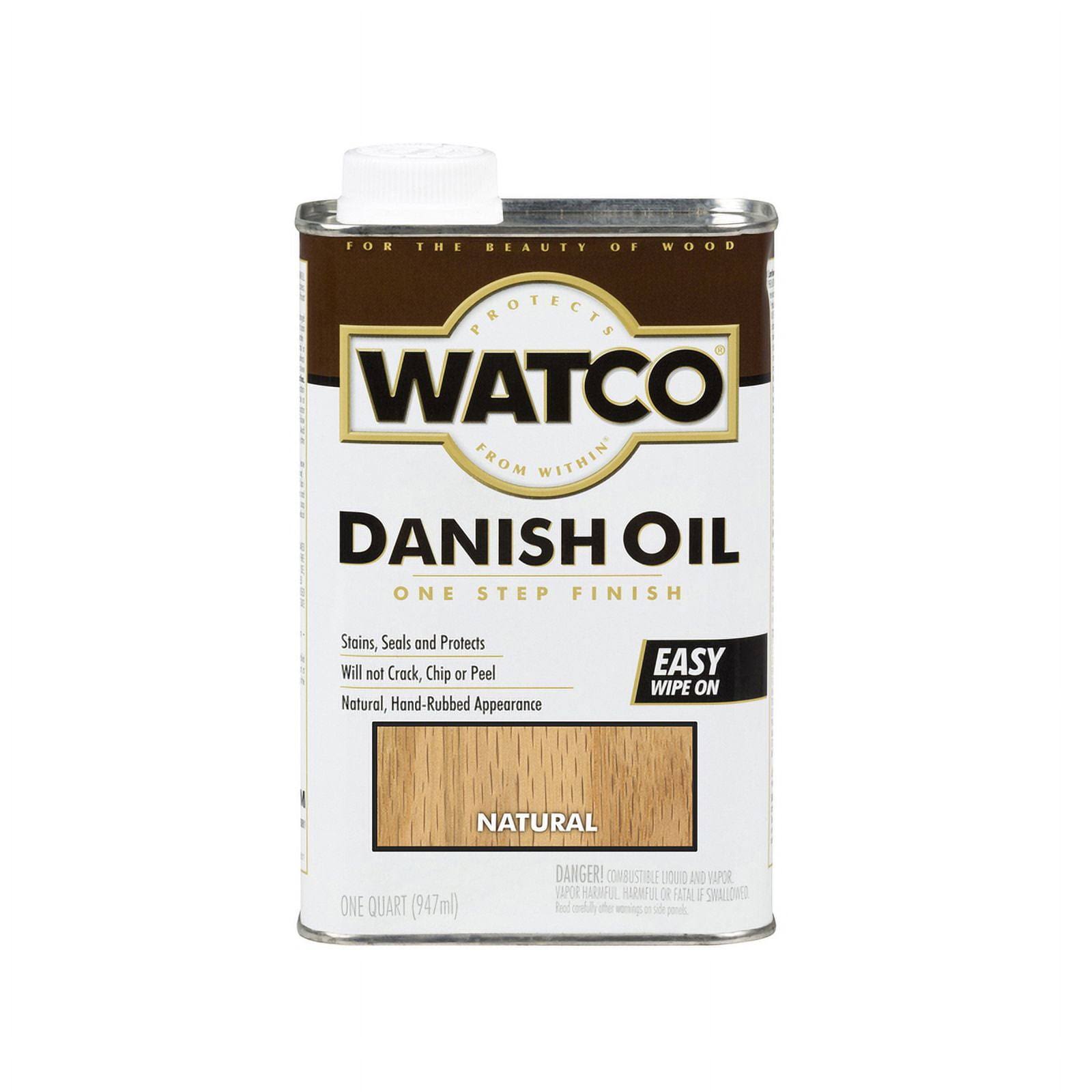 Watco Danish Oil, Natural- 1 qt canister
