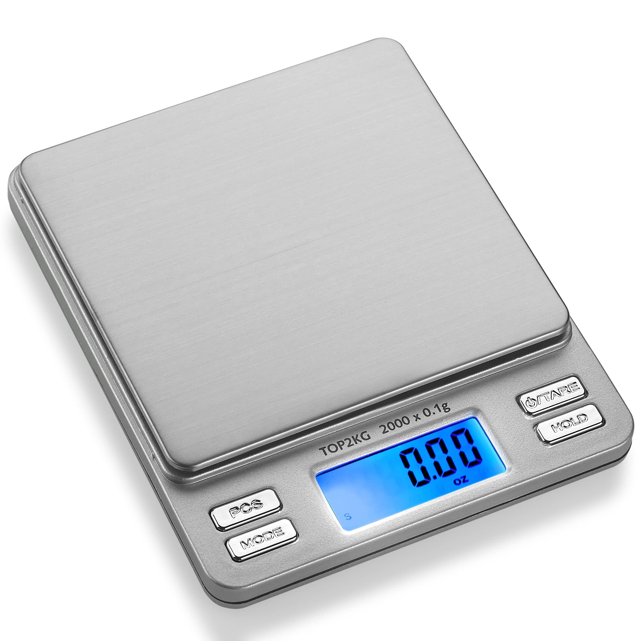 Smart Weigh Digital Pro Pocket Scale with Back-lit LCD Display