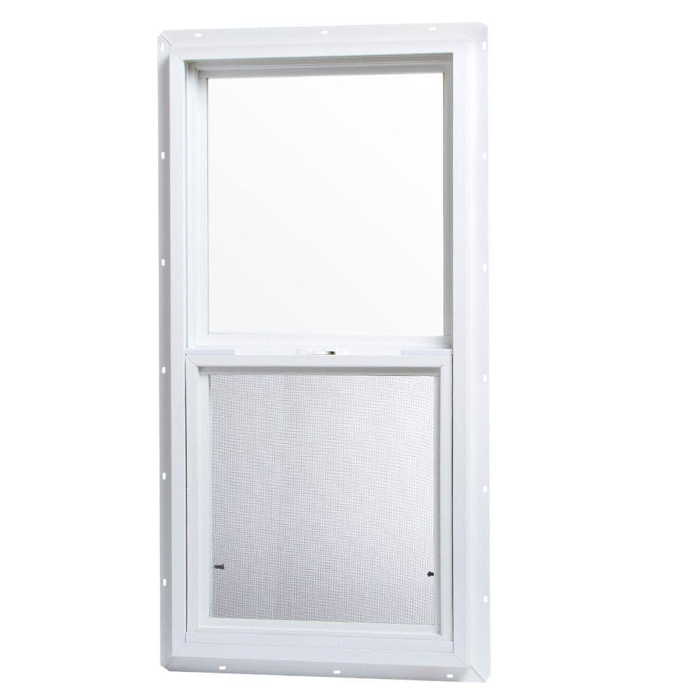 TAFCO Windows 18 in. x 36 in. Single Hung Vinyl Window- White